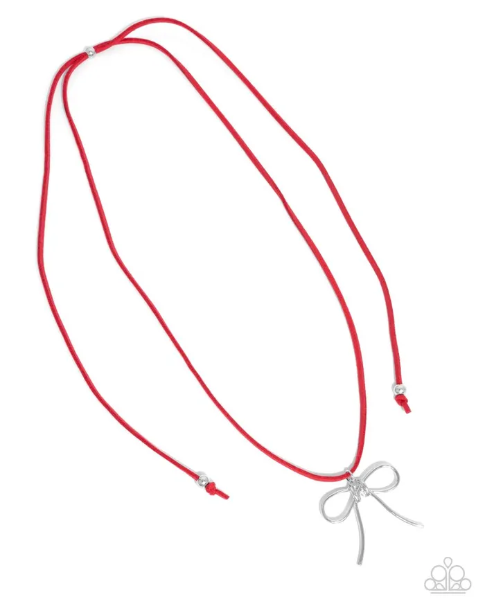 Paparazzi Necklace Bolo Bow Red Paparazzi Jewelry Necklaces Paparazzi Necklace Bolo Bow Red Paparazzi Jewelry Necklaces
