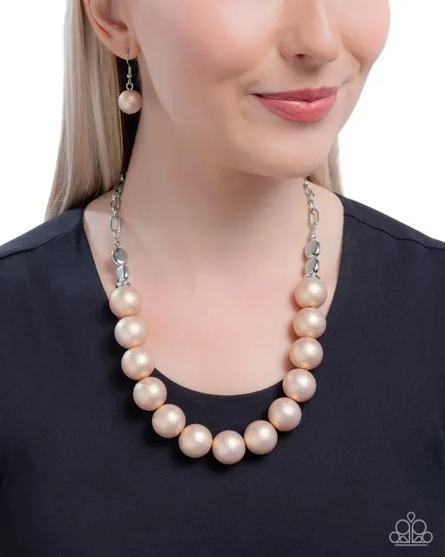 Paparazzi Necklace Brushed Backdrop Brown Paparazzi Jewelry Necklaces