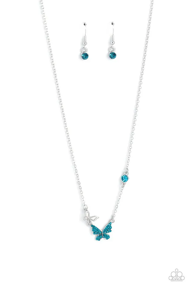 Paparazzi Necklace Cant BUTTERFLY Me Love Blue Paparazzi Jewelry Necklaces Paparazzi Necklace Cant BUTTERFLY Me Love Blue Paparazzi Jewelry Necklaces
