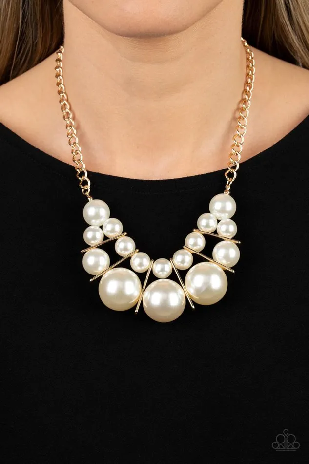 Paparazzi Necklace Challenge Accepted Gold Paparazzi Jewelry Necklaces