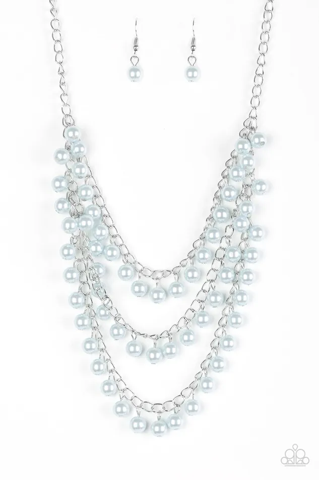 Paparazzi Necklace Chicly Classic Blue Paparazzi Jewelry Necklaces