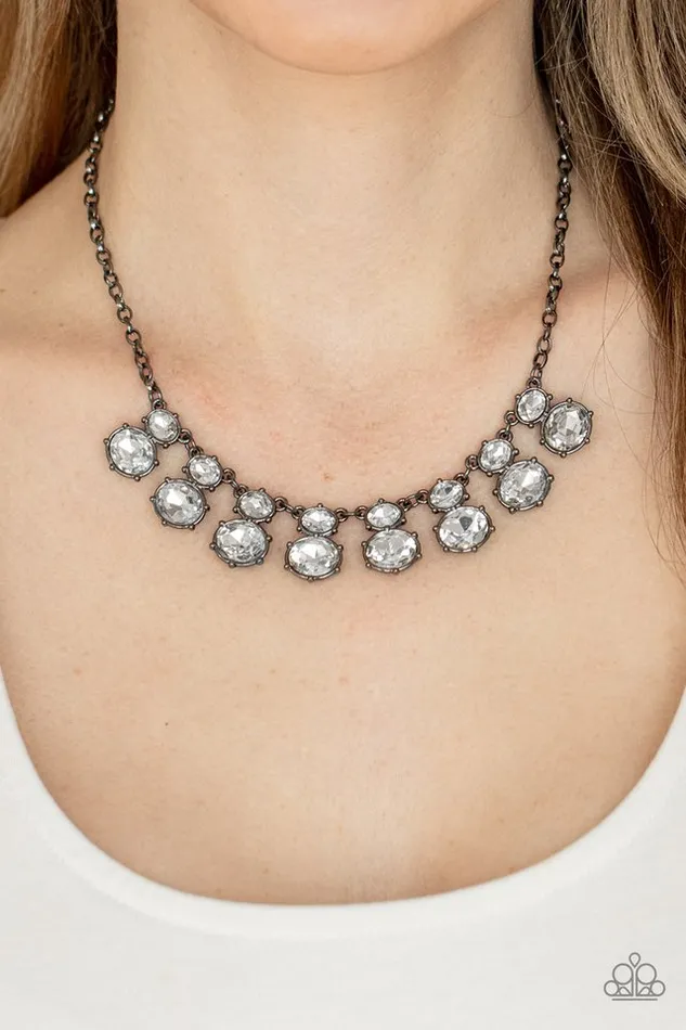 Paparazzi Necklace Cosmic Countess Black Paparazzi Jewelry Necklaces