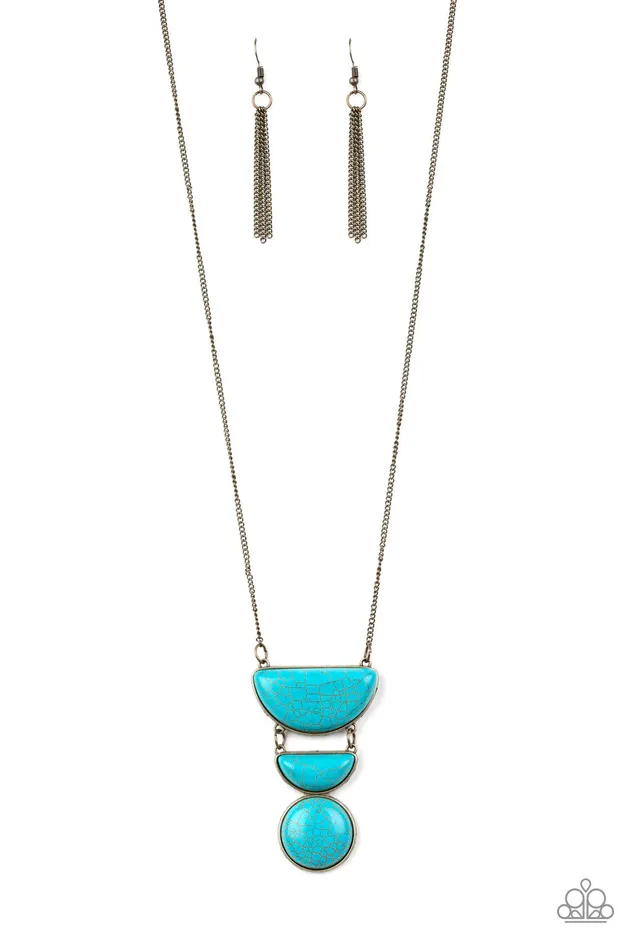 Paparazzi Necklace Desert Mason Brass Paparazzi Jewelry Necklaces