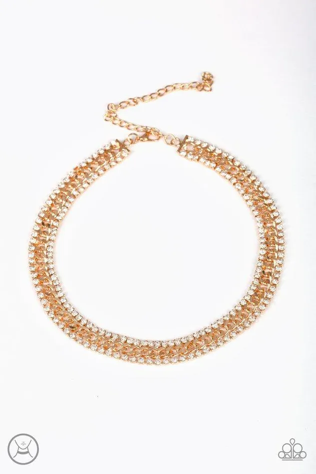 Paparazzi Necklace EmpoHERment Gold Paparazzi Jewelry Necklaces