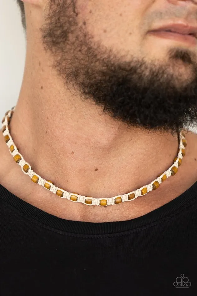 Paparazzi Necklace Highland Hustler Brown Paparazzi Jewelry Necklaces