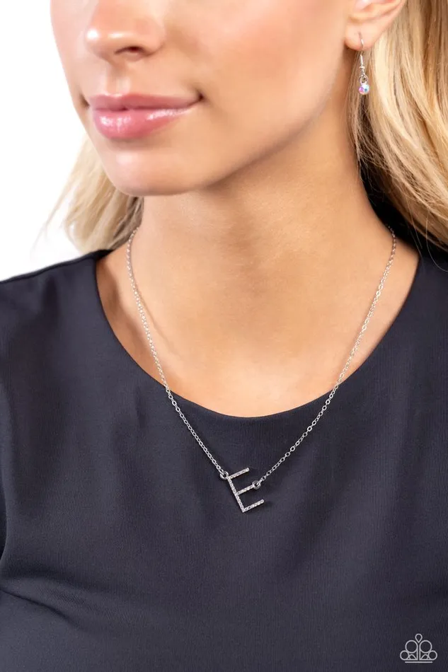 Paparazzi Necklace INITIALLY Yours E Multi Paparazzi Jewelry Necklaces