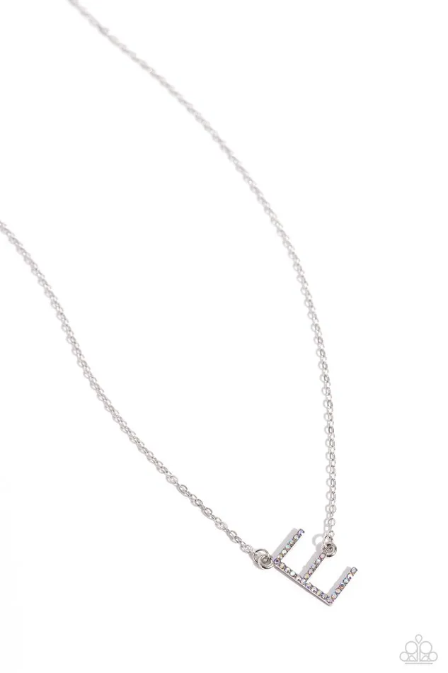 Paparazzi Necklace INITIALLY Yours E Multi Paparazzi Jewelry Necklaces Paparazzi Necklace INITIALLY Yours E Multi Paparazzi Jewelry Necklaces