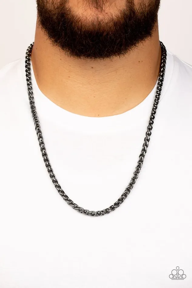 Paparazzi Necklace Metro Monopoly Black Paparazzi Jewelry Necklaces