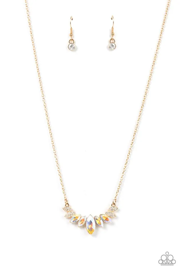 Paparazzi Necklace One Empire at a Time Gold Paparazzi Jewelry Necklaces