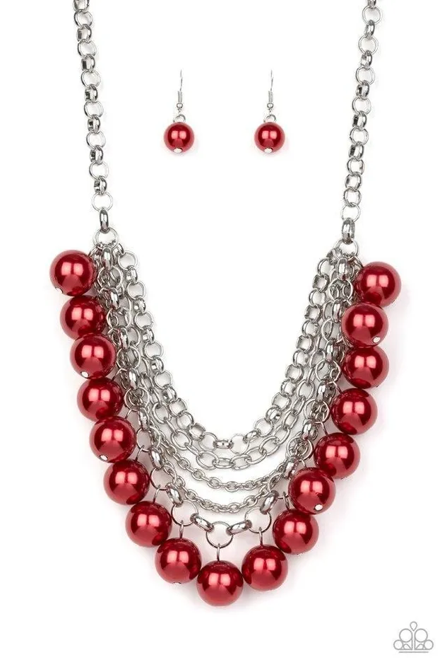 Paparazzi Necklace OneWay WALL STREET Red Paparazzi Jewelry Necklaces Paparazzi Necklace OneWay WALL STREET Red Paparazzi Jewelry Necklaces
