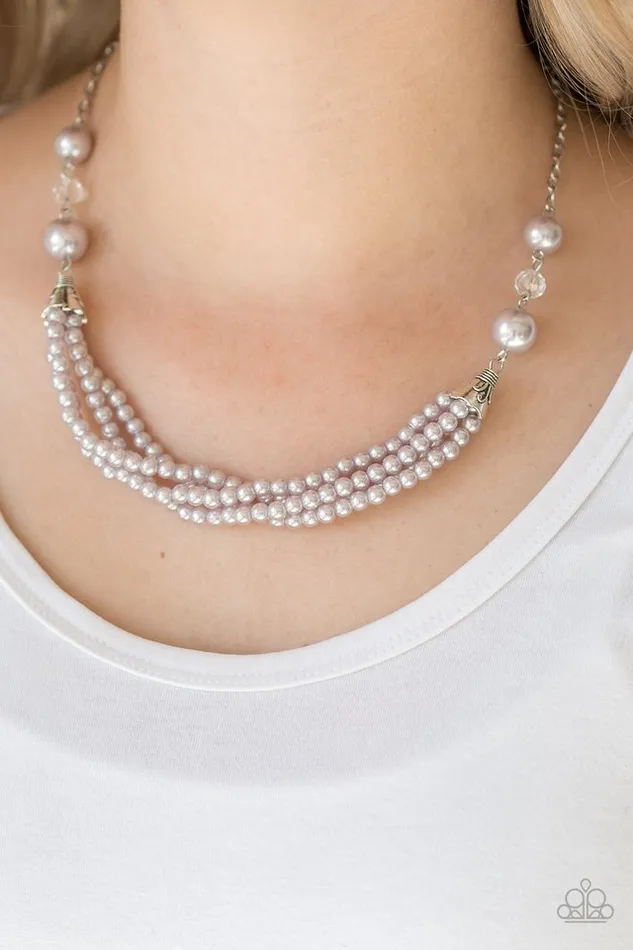Paparazzi Necklace OneWOMAN Show Silver Paparazzi Jewelry Necklaces