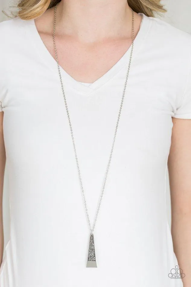 Paparazzi Necklace Prized Pendulum Silver Paparazzi Jewelry Necklaces
