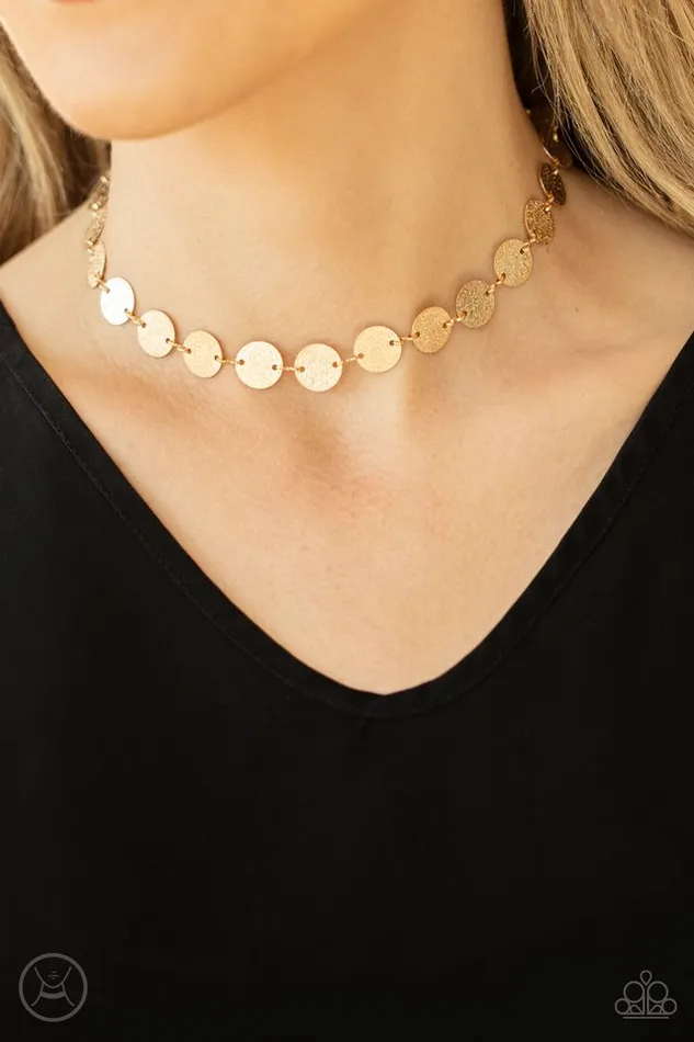 Paparazzi Necklace Reflection Detection Gold Paparazzi Jewelry Necklaces