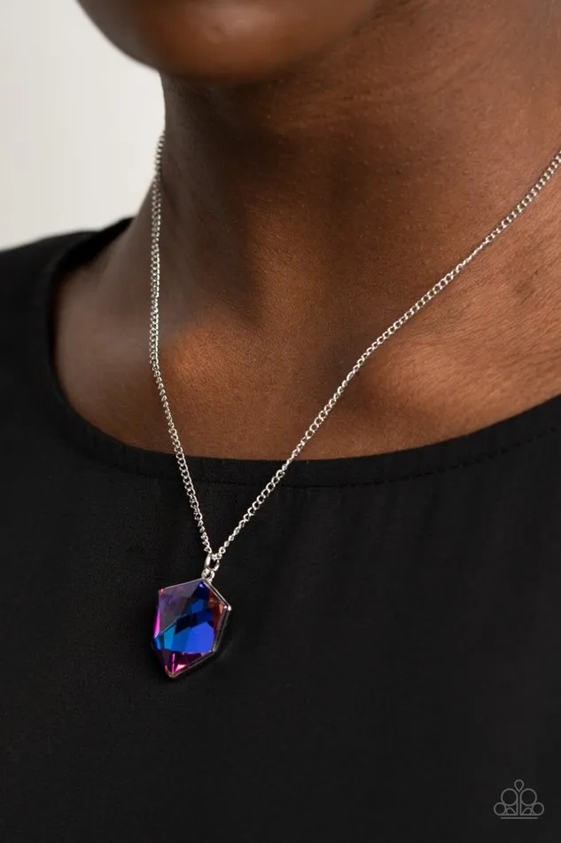 Paparazzi Necklace Stellar Serenity Purple Paparazzi Jewelry Necklaces