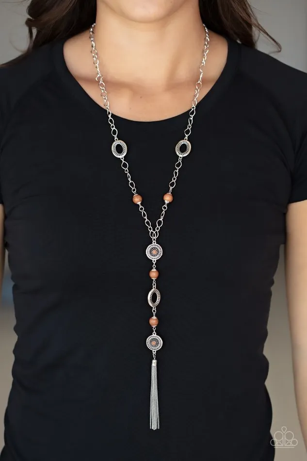 Paparazzi Necklace The Natural Order Brown Paparazzi Jewelry Necklaces