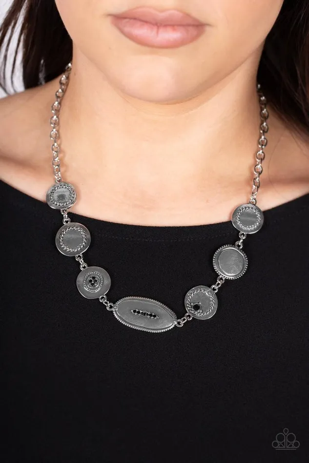 Paparazzi Necklace Uniquely Unconventional Black Paparazzi Jewelry Necklaces