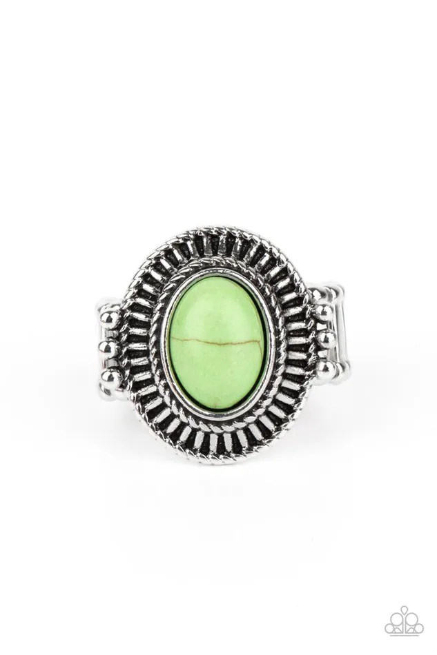 Paparazzi Ring BADLANDS To The Bone Green Paparazzi Jewelry Rings Paparazzi Ring BADLANDS To The Bone Green Paparazzi Jewelry Rings
