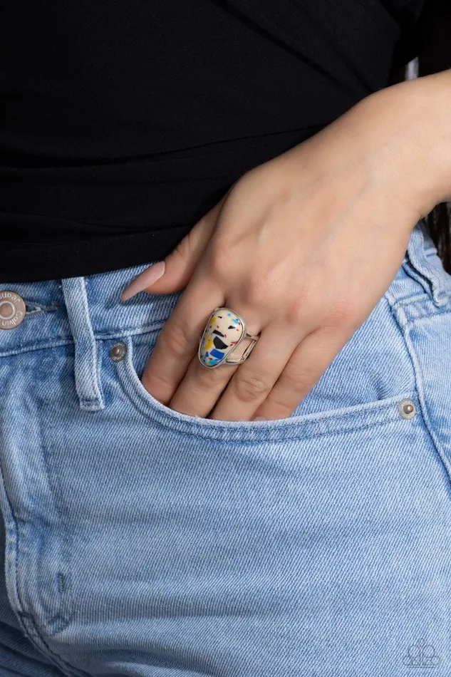 Paparazzi Ring Bodacious Babe Yellow Paparazzi Jewelry Rings