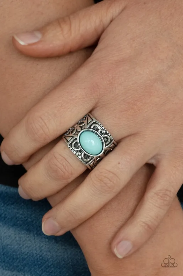 Paparazzi Ring Bubbly Bonanza Blue Paparazzi Jewelry Rings