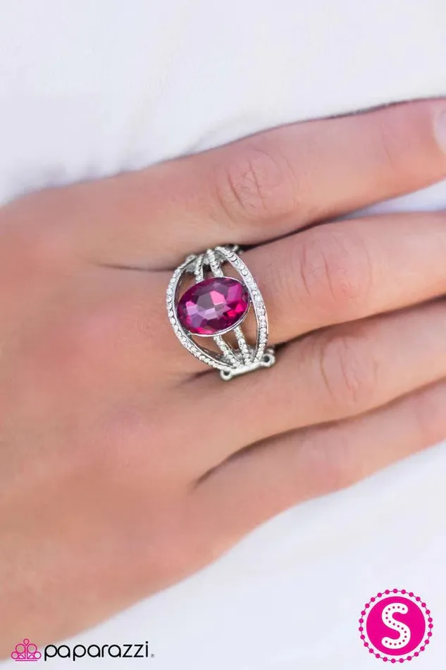 Paparazzi Ring Crown Me Pink Paparazzi Jewelry Rings