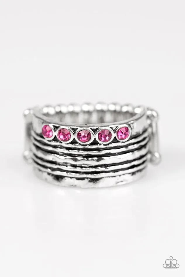 Paparazzi Ring Drink It In Pink Paparazzi Jewelry Rings