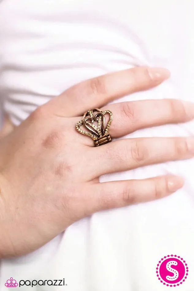 Paparazzi Ring In The Wings Copper Paparazzi Jewelry Rings