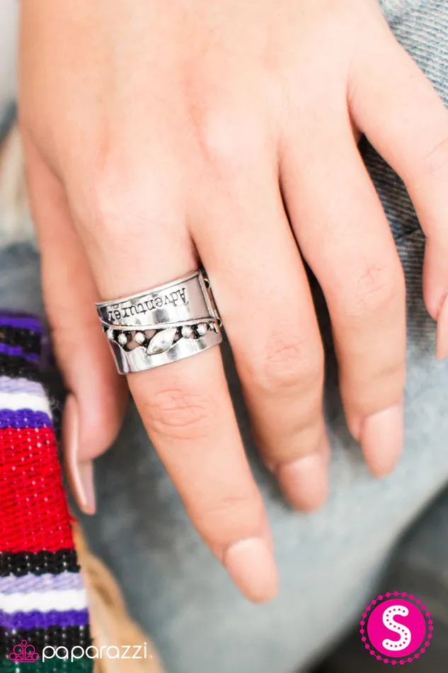Paparazzi Ring Lifes An Adventure Silver Paparazzi Jewelry Rings