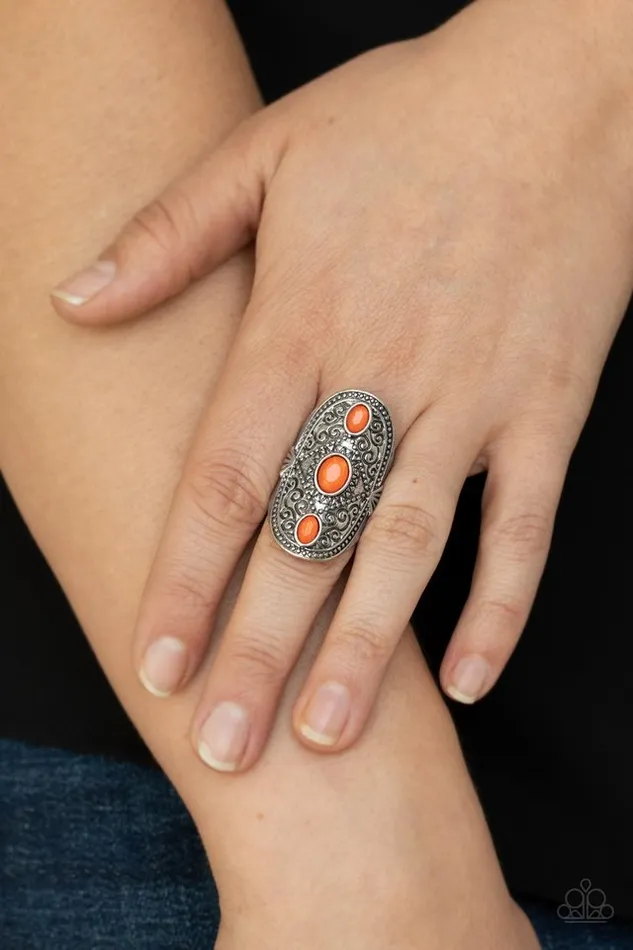 Paparazzi Ring Promenade Paradise Orange Paparazzi Jewelry Rings