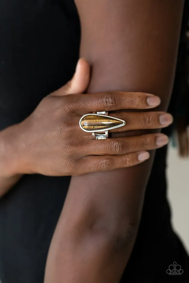 Paparazzi Ring Spiritual Awakening Brown Paparazzi Jewelry Rings