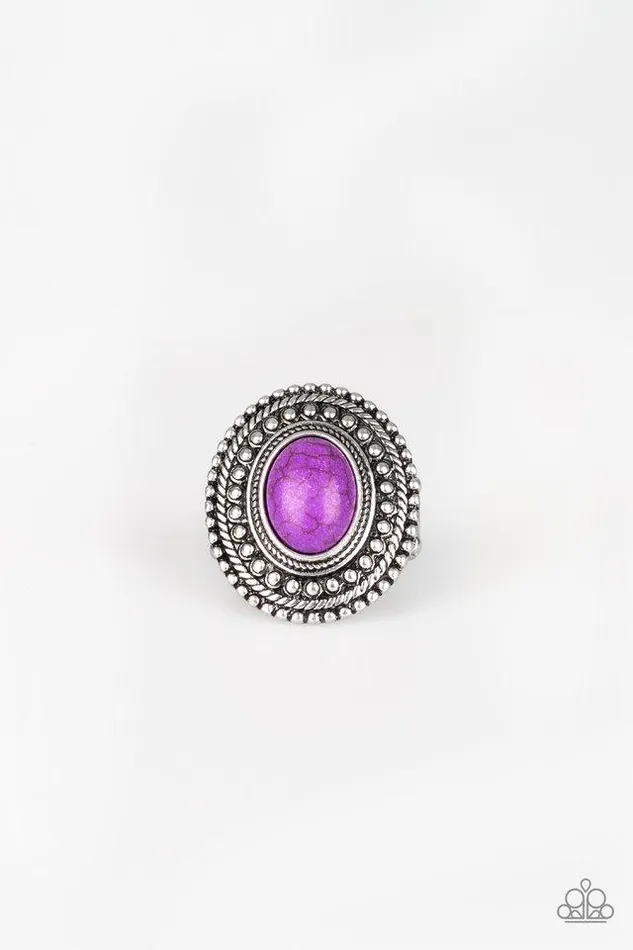Paparazzi Ring Terra Terrain Purple Paparazzi Jewelry Rings