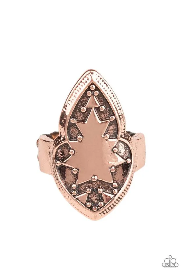 Paparazzi Ring Tribal Ware Copper Paparazzi Jewelry Rings