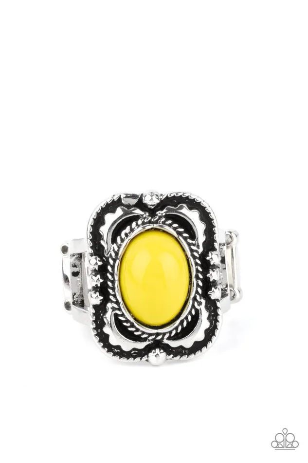 Paparazzi Ring Vivaciously Vibrant Yellow Paparazzi Jewelry Rings Paparazzi Ring Vivaciously Vibrant Yellow Paparazzi Jewelry Rings