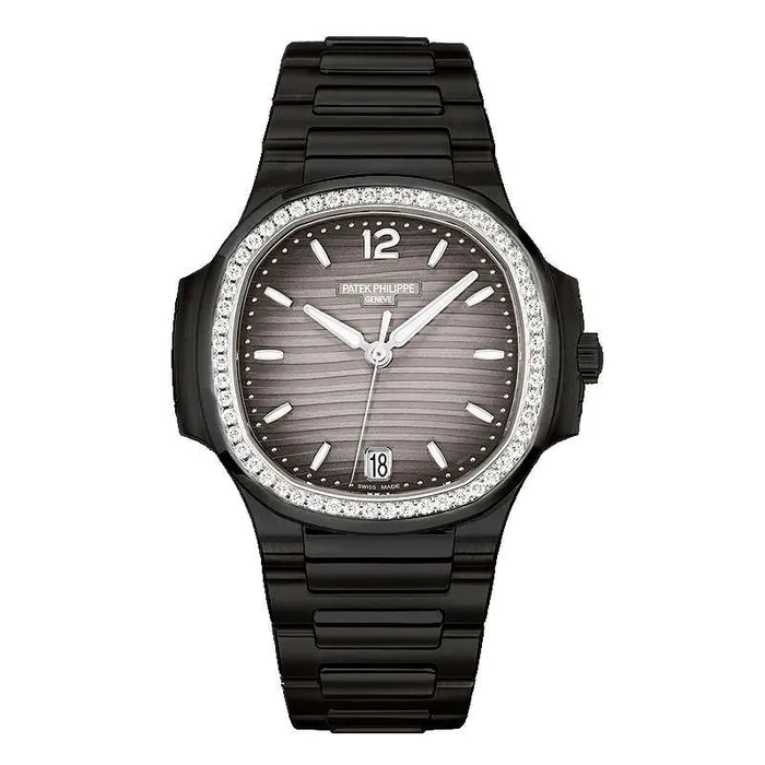 Patek Philippe Bracelets Patek Philippe Nautilus Ladies 352mm Womens Watch Ref 71181200A011 Gray Opaline Dial Diamond Bezel in Black PVD Stainless Steel Bracelet Patek Philippe Bracelets Patek Philippe Nautilus Ladies 352mm Womens Watch Ref 71181200A011 Gray Opaline Dial Diamond Bezel in Black PVD Stainless Steel Bracelet