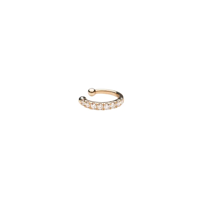 RG Earrings 14k Diamond Ear Cuff