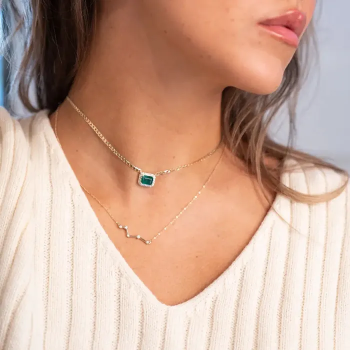 RG Necklaces 14k Diamond Constellation Necklace