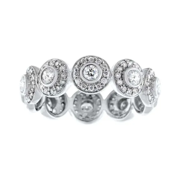 Rings Diamond Source NYC Beautiful 18k white gold weddingcocktail diamond band B6525 Rings Diamond Source NYC Beautiful 18k white gold weddingcocktail diamond band B6525
