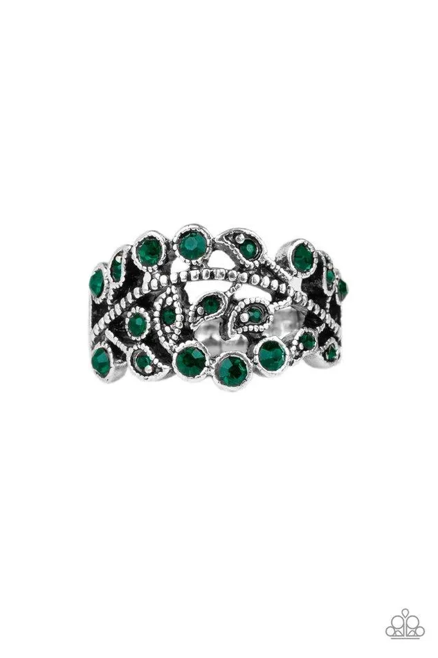 Rings Paparazzi Jewelry Paparazzi Ring Bling Swing Green
