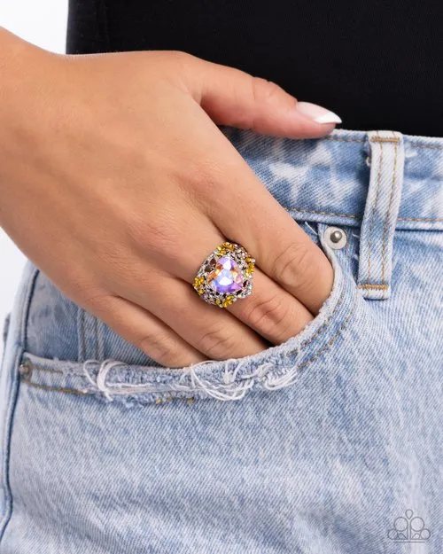 Rings Paparazzi Jewelry Paparazzi Ring Bursting with Beauty Orange