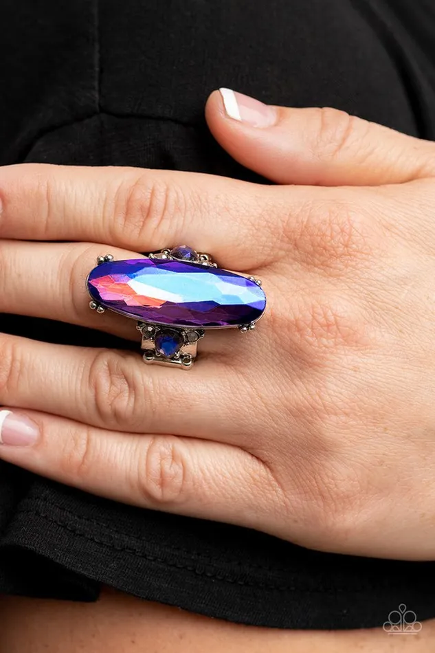 Rings Paparazzi Jewelry Paparazzi Ring Interdimensional Dimension Blue