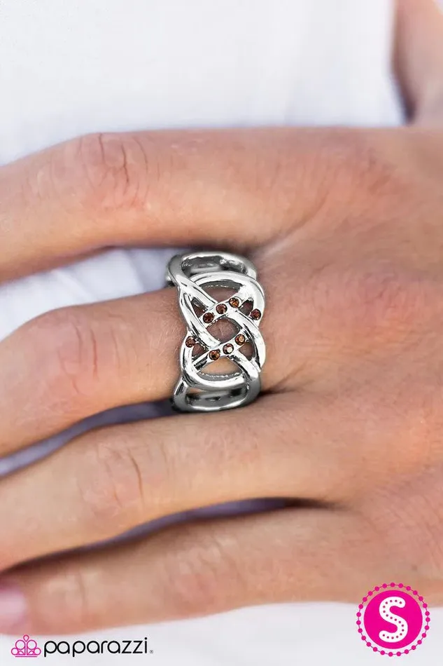 Rings Paparazzi Jewelry Paparazzi Ring Only Young Once Brown
