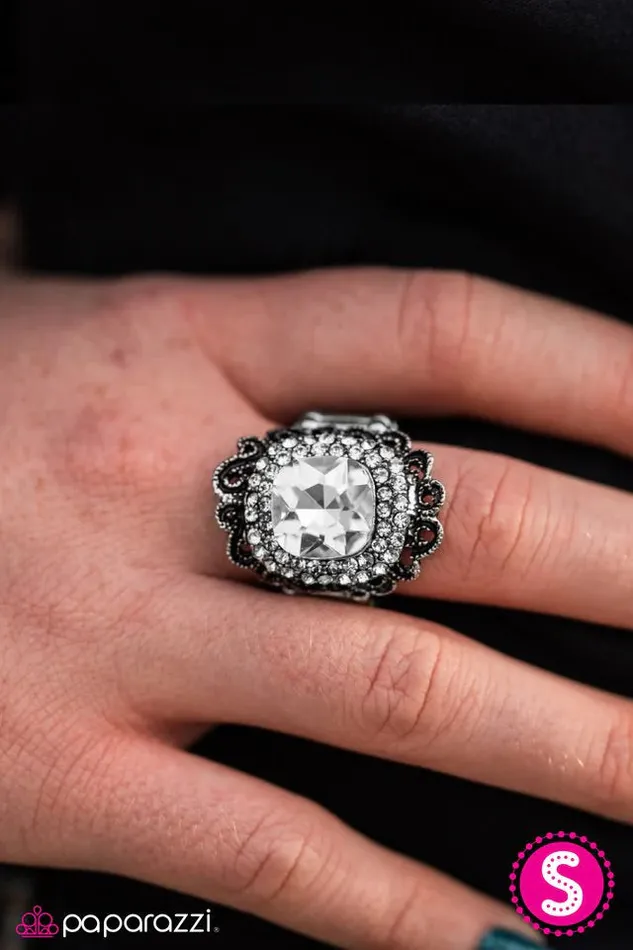 Rings Paparazzi Jewelry Paparazzi Ring REGALLY Speaking White