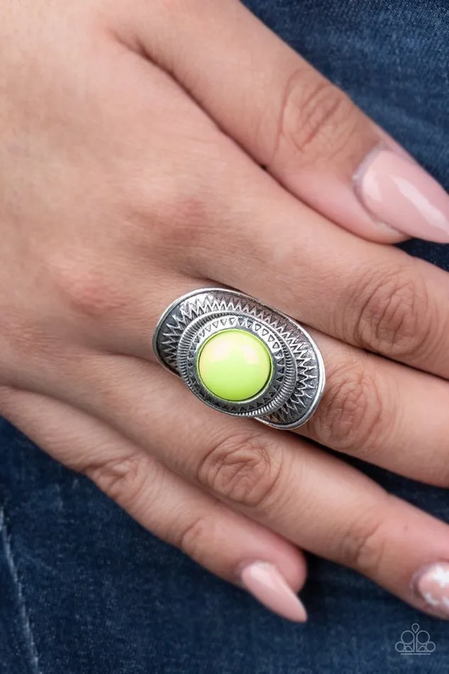 Rings Paparazzi Jewelry Paparazzi Ring Sunny Sensations Yellow