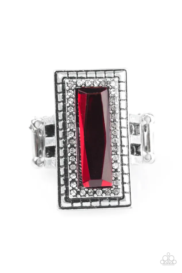 Rings Paparazzi Jewelry Paparazzi Ring Titleholder Red