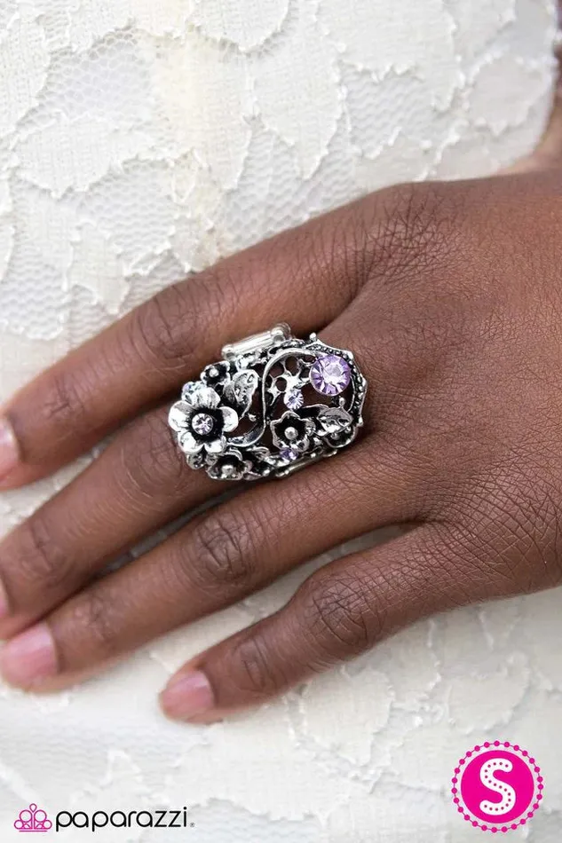 Rings Paparazzi Jewelry Paparazzi Ring Toss The Bouquet Purple