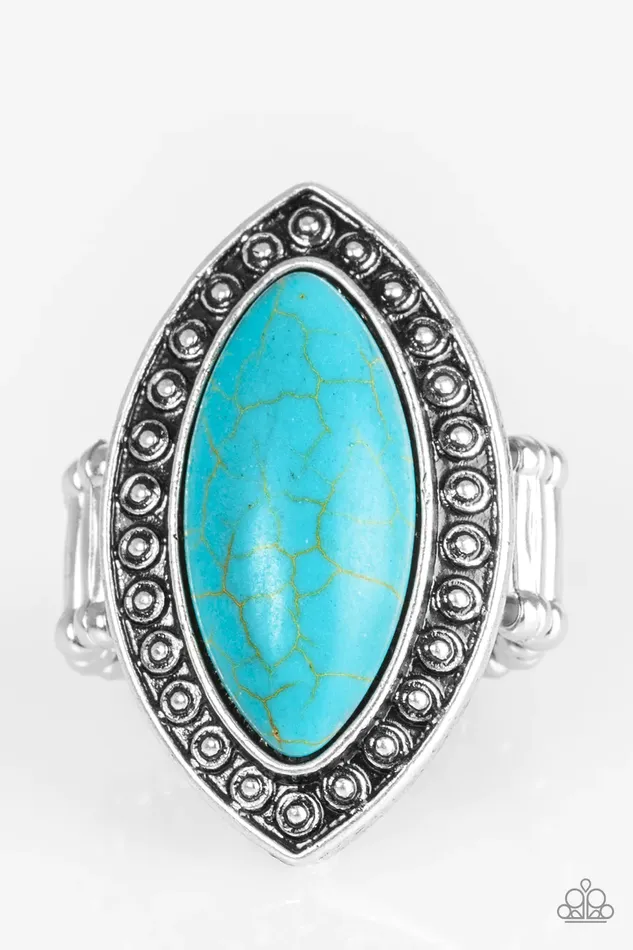 Rings Paparazzi Ring Aiming For Amazon Blue Paparazzi Jewelry