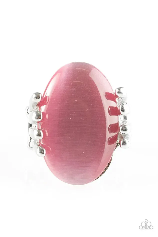 Rings Paparazzi Ring All Will Be SHINE Pink Paparazzi Jewelry