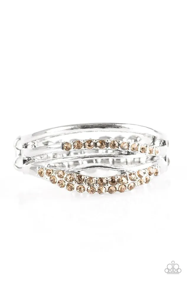 Rings Paparazzi Ring Bank On It Brown Paparazzi Jewelry