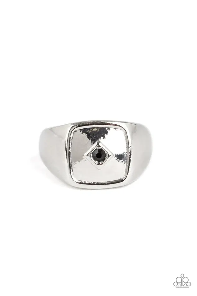 Rings Paparazzi Ring Immortal Black Paparazzi Jewelry