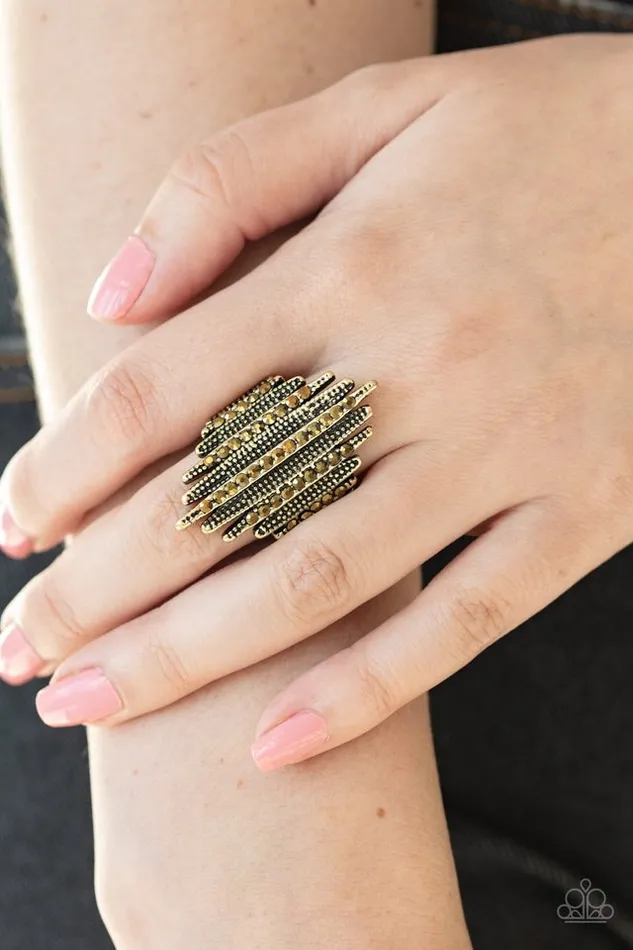 Rings Paparazzi Ring Shocking Sparkle Brass Paparazzi Jewelry