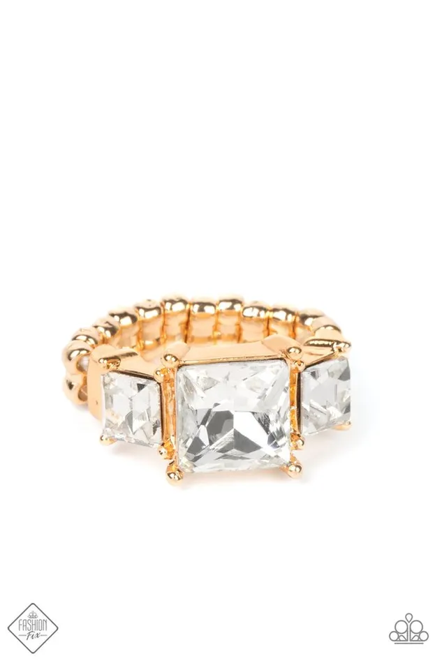 Rings Paparazzi Ring Treasured Twinkle Gold Paparazzi Jewelry Rings Paparazzi Ring Treasured Twinkle Gold Paparazzi Jewelry